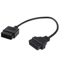 Перехідник з OBD2 16pin мама на Nissan 14pin тато (000366)