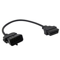Перехідник з OBD2 16pin мама на Opel 10pin тато (000062)
