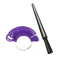 Пальцемер і кільцемір, 4 шкали, пластик (002152)