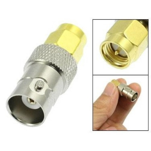 Перехідник SMA тато — BNC мама, адаптер для антен (003143), фото 1