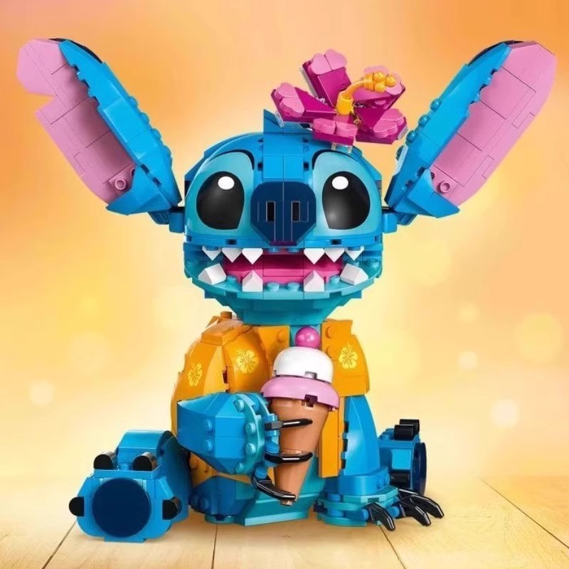 Конструктор 3D дитячий пазл "Stitch" іграшковий набір з мініблоків у формі Стіча сумісний з лего 730 деталей, фото 1