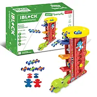 Ігровий набір IBLOCK Трек Динозавр, у коробці