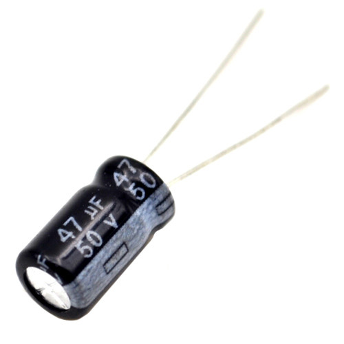 Конденсатор електролітичний 47 мкФ 50 В 10 шт (002432), фото 1
