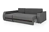 Диван кутовий Осака (стандарт) рогожка сірий, фото 5