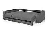 Диван кутовий Осака (стандарт) рогожка сірий, фото 6