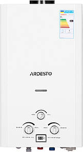 Газовий проточний водонагрівач Ardesto TFGBH 10B X1 WHITE