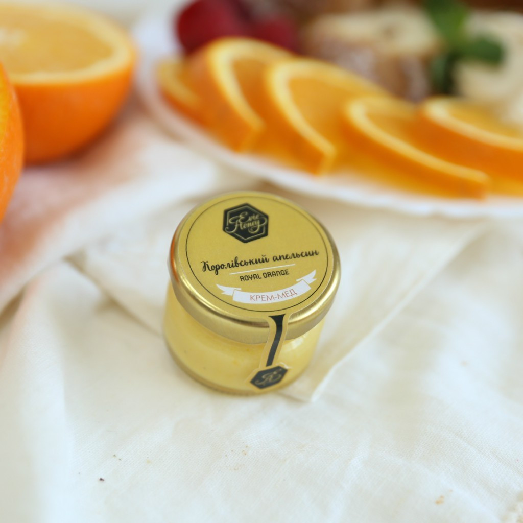 Крем-мед "Королівський апельсин" 30г EVIE HONEY, фото 1