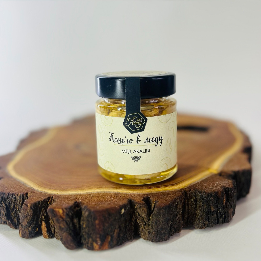 Мед з горіхами кеш'ю EVIE HONEY 170г
