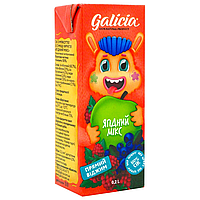 Сік Galicia ягідний мікс із м'якоттю, 200мл