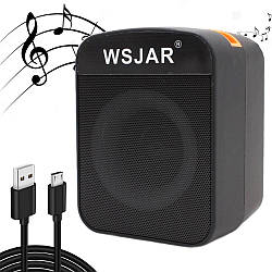 Портативна Bluetooth колонка з підставкою для телефону, SPS L-030BT / Бездротова міні колонка з підсвіткою