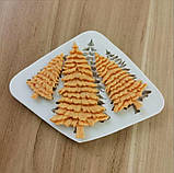 Молд силіконовий Ялинка 121 на 88 мм сірий, фото 6