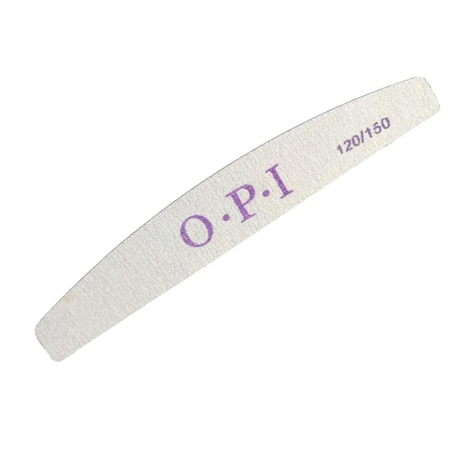 Пилка для нігтів OPI 120/150, півмісяць, упаковка 25 шт