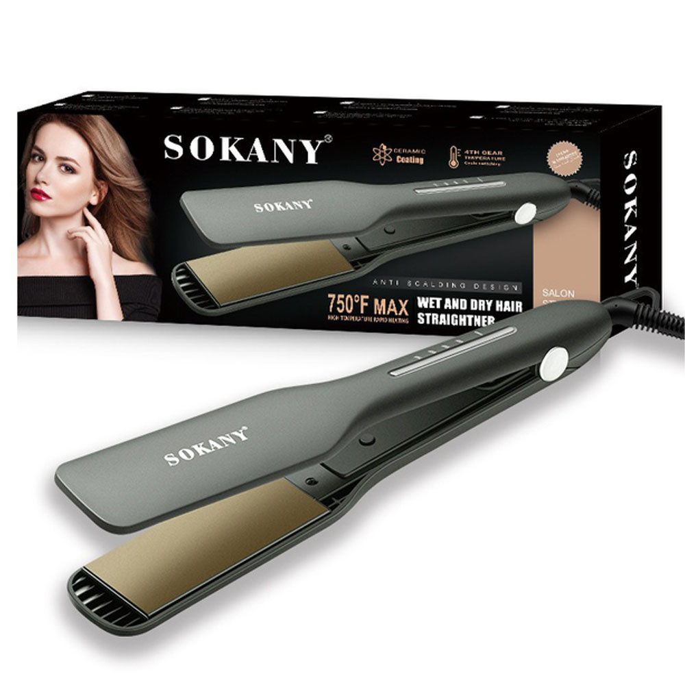 Праска випрямляч для волосся, 50Вт, від мережі, SK-1911 / Плойка для вирівнювання волосся / Праска для волосся, фото 1