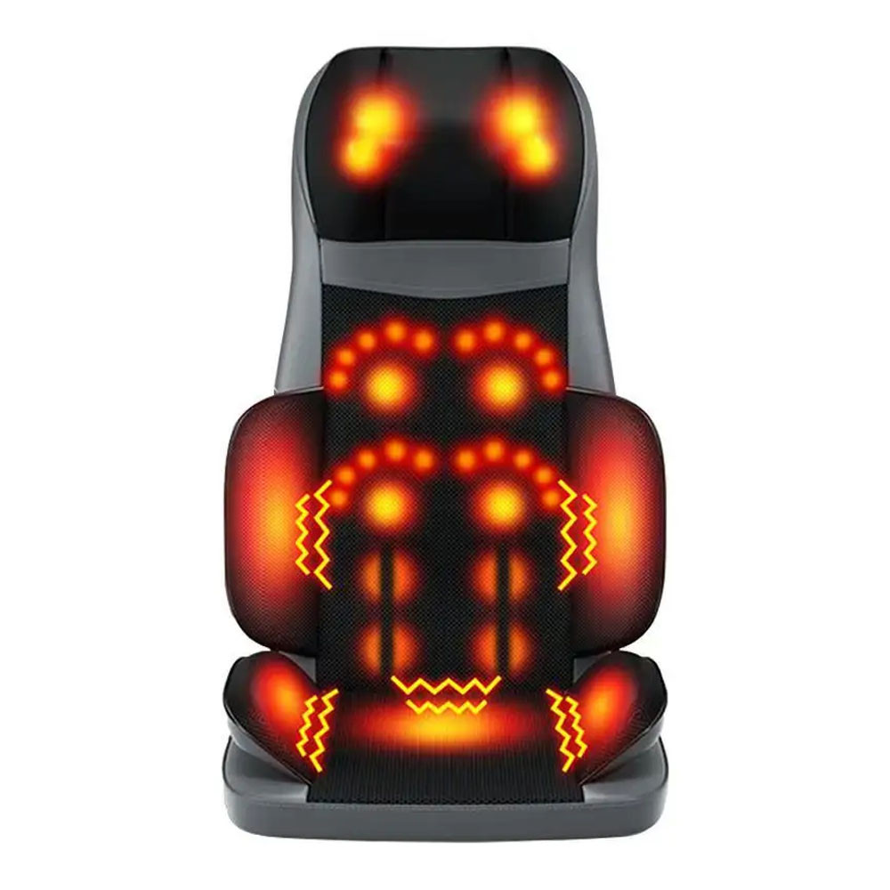 Масажна накидка на сидіння з підігрівом + пульт, TS-5516 / Масажер на крісло / Накидка вібраційна, фото 1