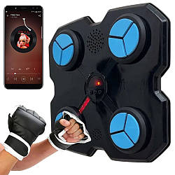 Музична боксерська груша (29,5 х27, 5х4, 5см) + Рукавички, з USB, TS-5526 / Настінний тренажер для боксу