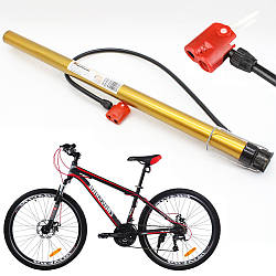 Підлоговий велосипедний насос 55см / Ручний насос для велосипеда / Велонасос для коліс