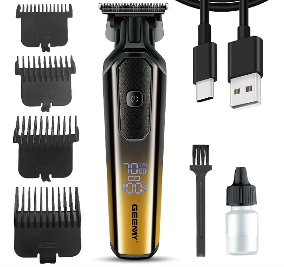 Акумуляторна машинка для стрижки Geemy GM-8058Q
