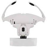 Окуляри збільшувальні з підсвіткою 9892B1 1x 1.5x 2x 2.5x 3.5x (007218), фото 2