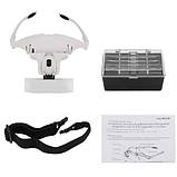 Окуляри збільшувальні з підсвіткою 9892B1 1x 1.5x 2x 2.5x 3.5x (007218), фото 3