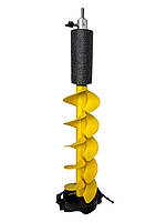 Шнек льодобура пластиковий під шуруповерт - 150 мм - Правий оберт - Жовтий