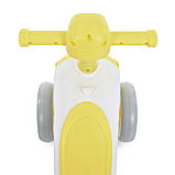 Каталка толокар Bambi M 5854 біговел EVA колеса, музика, світло, жовтий, фото 3