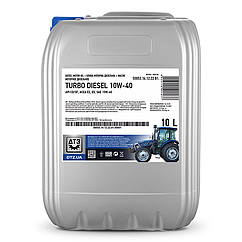 Масло моторне ДТЗ TURBO SYNT DIESEL 10W-40 API CH-4/SL, каністра 10 л. ПЕ
