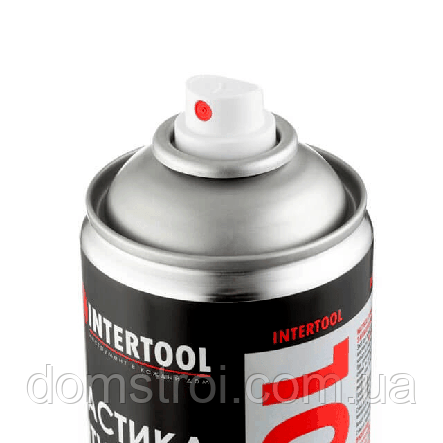 Мастика бітумна аерозольна антикорозійна INTERTOOL FS-6850 (500 мл), фото 3