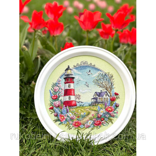 Набір для вишивання хрестиком Kingdom of handmade Весінній маяк LH-04 (рівномірка), фото 1