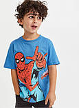 Футболки H&M (набір) на хлопчика, р.122-128, 6-8 років, Marvel, Людина Павук+Чорна Пантера+Капітан Америка, фото 4