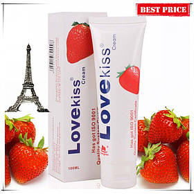 Лубрикант на водній основі Гель - змазка з ароматом полуниці 100 мл