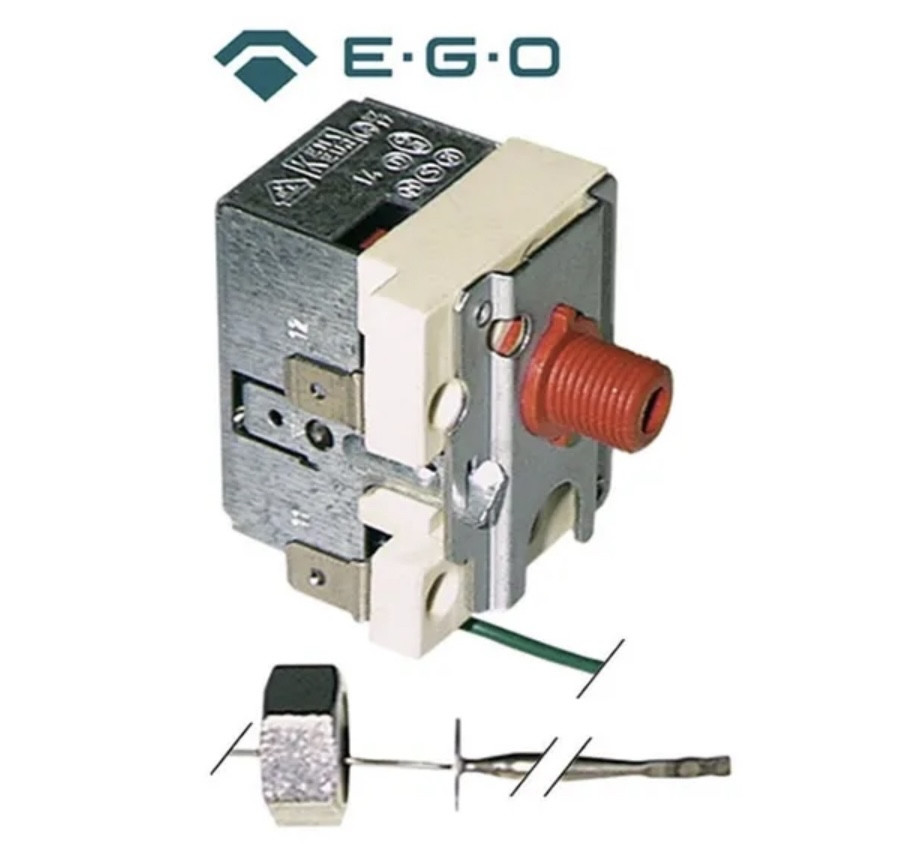 Термостат захисний EGO 56.10573.500 365C 1 полюс 16 А зонд Ø 4 mm L = 96 mm