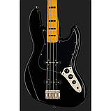 Бас-гітара Squier CV 70s Jazz Bass MN BK, фото 6