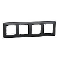 Рамка 4 постова Sedna Design чорна