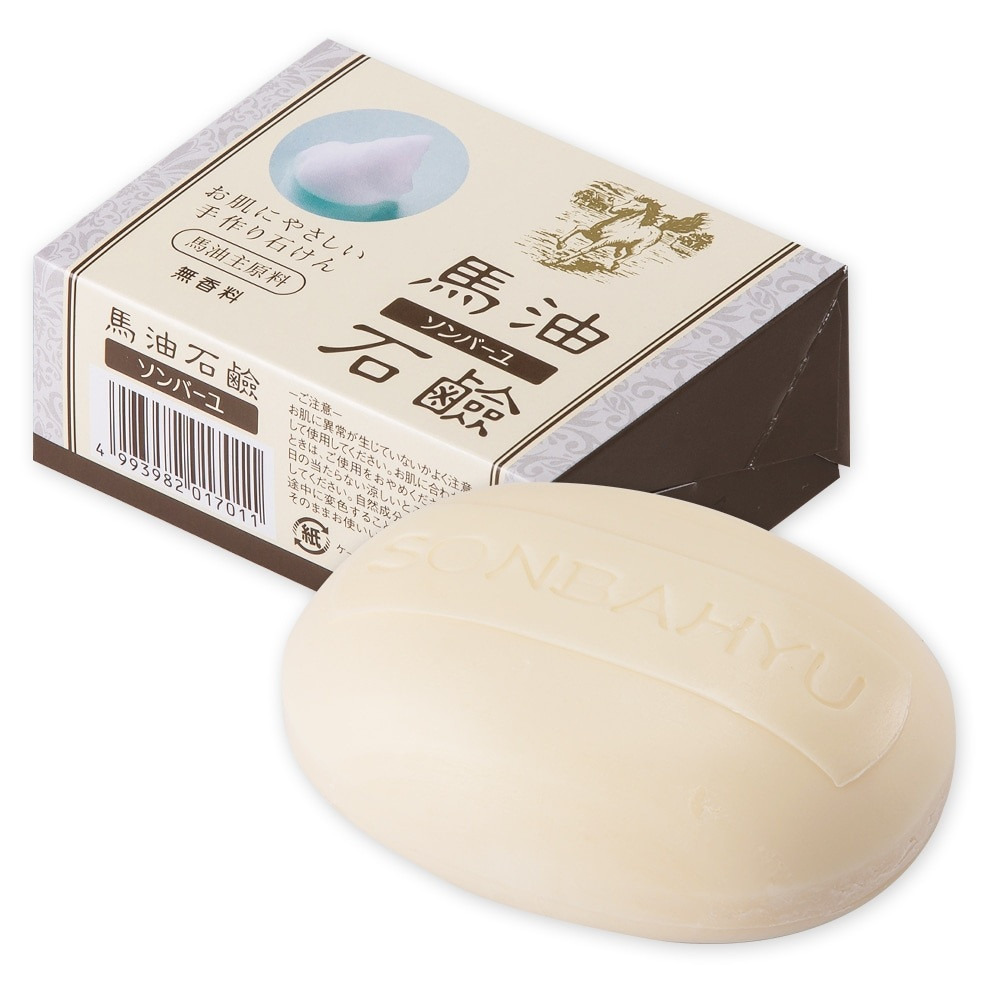 Yakushido Sonbayu Horse Oil Soap Мило з кінським маслом без запаху, 85 г