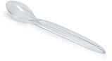 Ложки одноразові столові склоподібні Bittner premium 185 мм 100 шт, фото 2