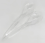 Ложки одноразові столові склоподібні Bittner premium 185 мм 100 шт, фото 3