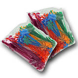 Мішалки для коктейлів Пальма кольорові 18,5см 100шт, фото 3