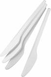 Ножі одноразові 16 см білі 100 шт, фото 3