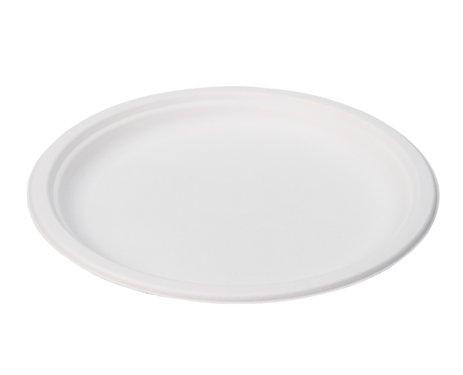 Паперові тарілки овальні 26 х 19 см 140 шт Чинет білі, фото 1