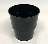 Стакани склоподібні 200 мл 25 шт чорні, фото 2