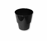 Стакани склоподібні 200 мл 25 шт чорні, фото 4