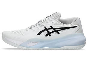 Eur36-46 тенісні кросівки Асикс ASICS Gel-Resolution X White Black взуття для падель тенісу зали
