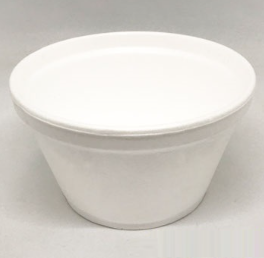 Супниця одноразова 330мл 25 шт без кришки зі спіненого полістиролу, фото 1