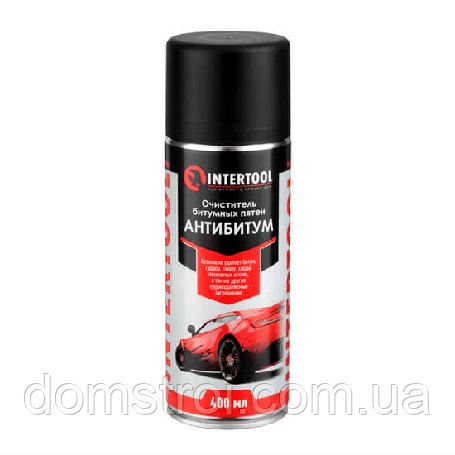 Очищувач антибітум аерозольний INTERTOOL FS-6940 (400 мл), фото 1