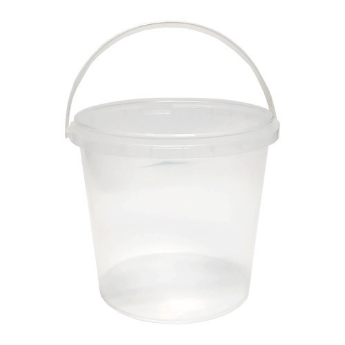Відро пластикове харчове з кришкою 1л з ручкою, фото 1