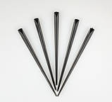 Шпажки для канапе чорні кристал 500 шт, фото 5