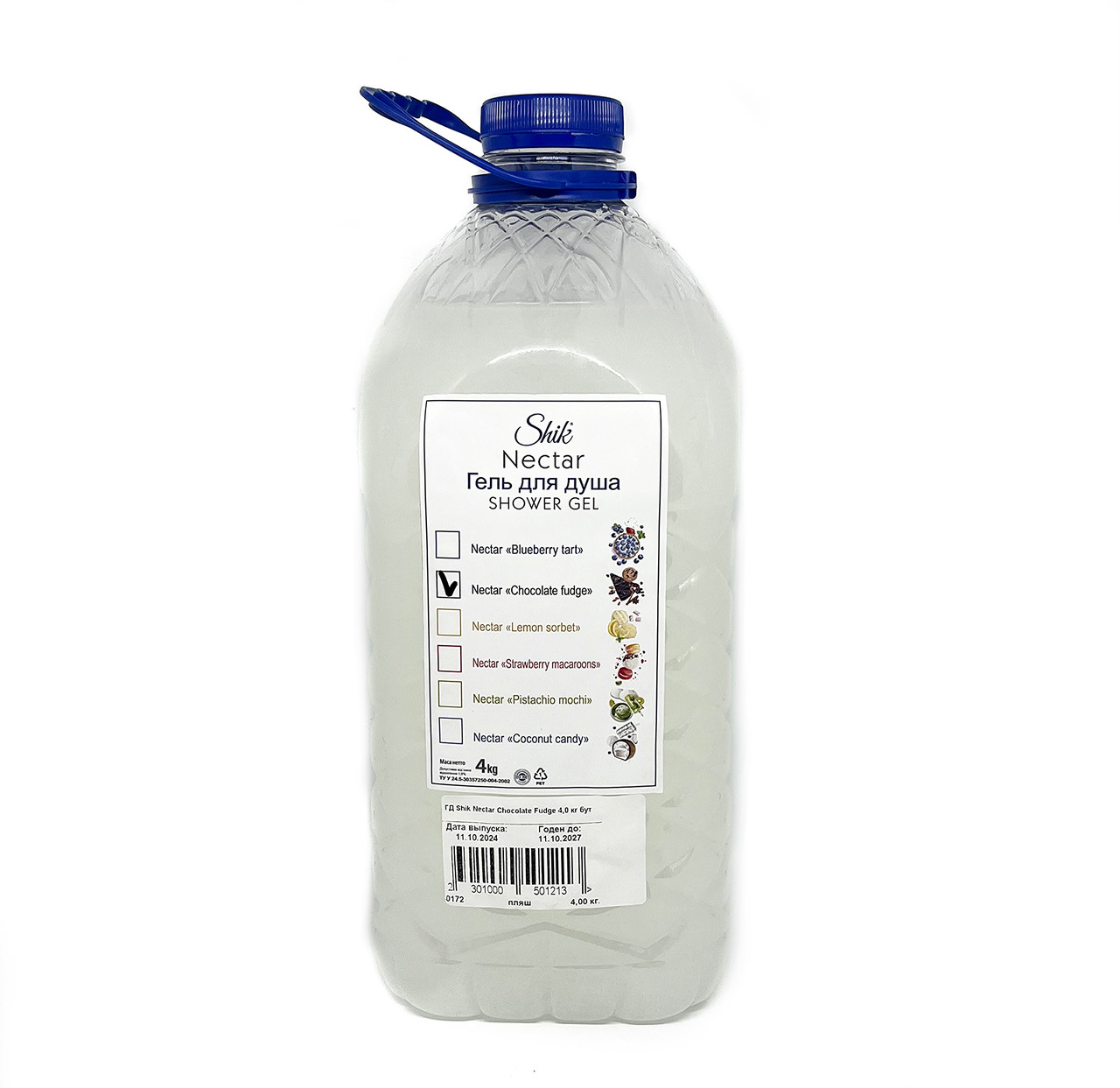 Гель для душу 4кг Shik Nectar Chocolade fudge