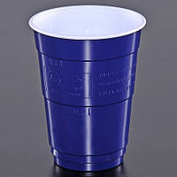 Сині пластикові стакани Huhtamaki Party Blue Cup 400 мл 50 шт