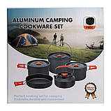 Набір туристичного посуду 3 предмети 21/18/22 см, фото 10