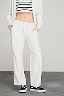 Літні жіночі штани білі палаццо L